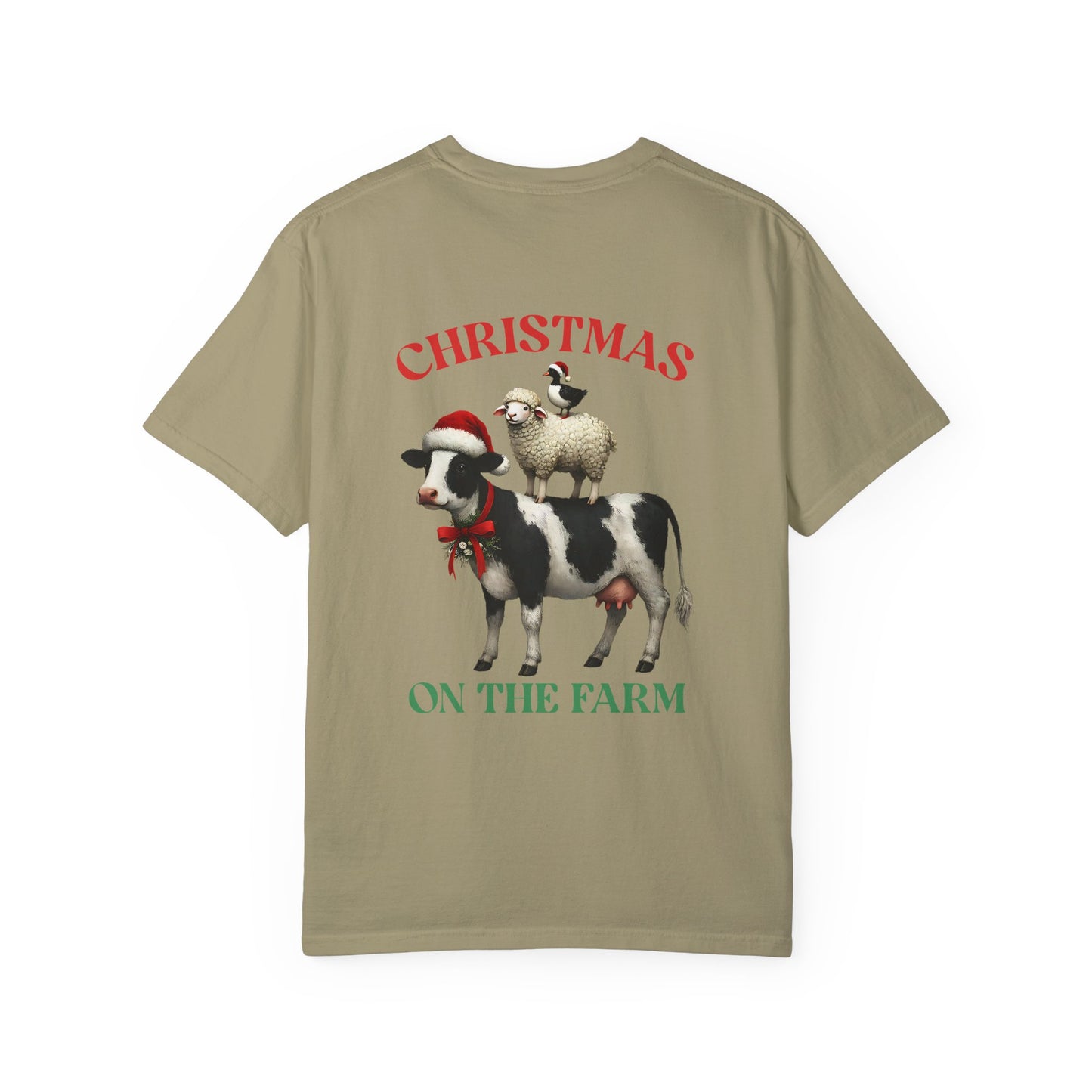 Christmas Unisex Garment-Dyed T-shirt 7