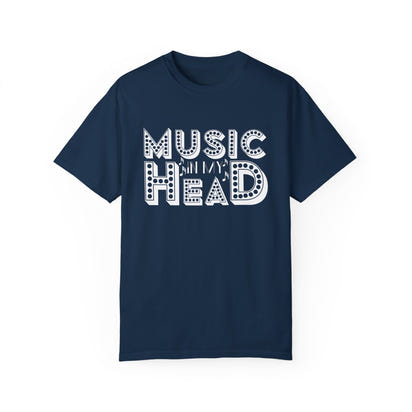 (Música)Camiseta unisex teñida en prenda