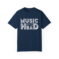 (Música)Camiseta unisex teñida en prenda
