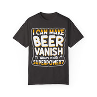 Unisex-T-Shirt aus stückgefärbtem Material