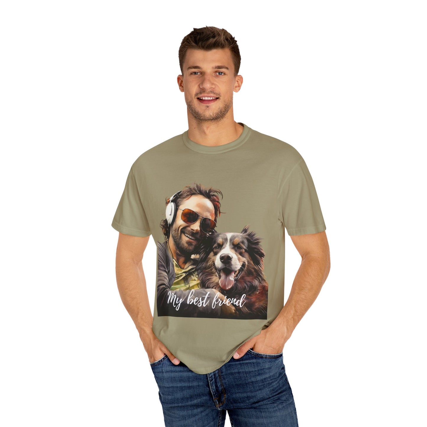 Artistic touch (Dogs) Unisex Garment-Dyed T-shirt