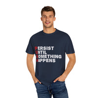 Unisex-T-Shirt aus stückgefärbtem Material