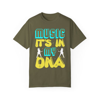 (Música)Camiseta unisex teñida en prenda