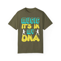 (Música)Camiseta unisex teñida en prenda