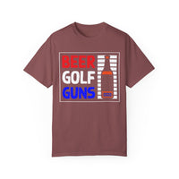 Unisex-T-Shirt aus stückgefärbtem Material