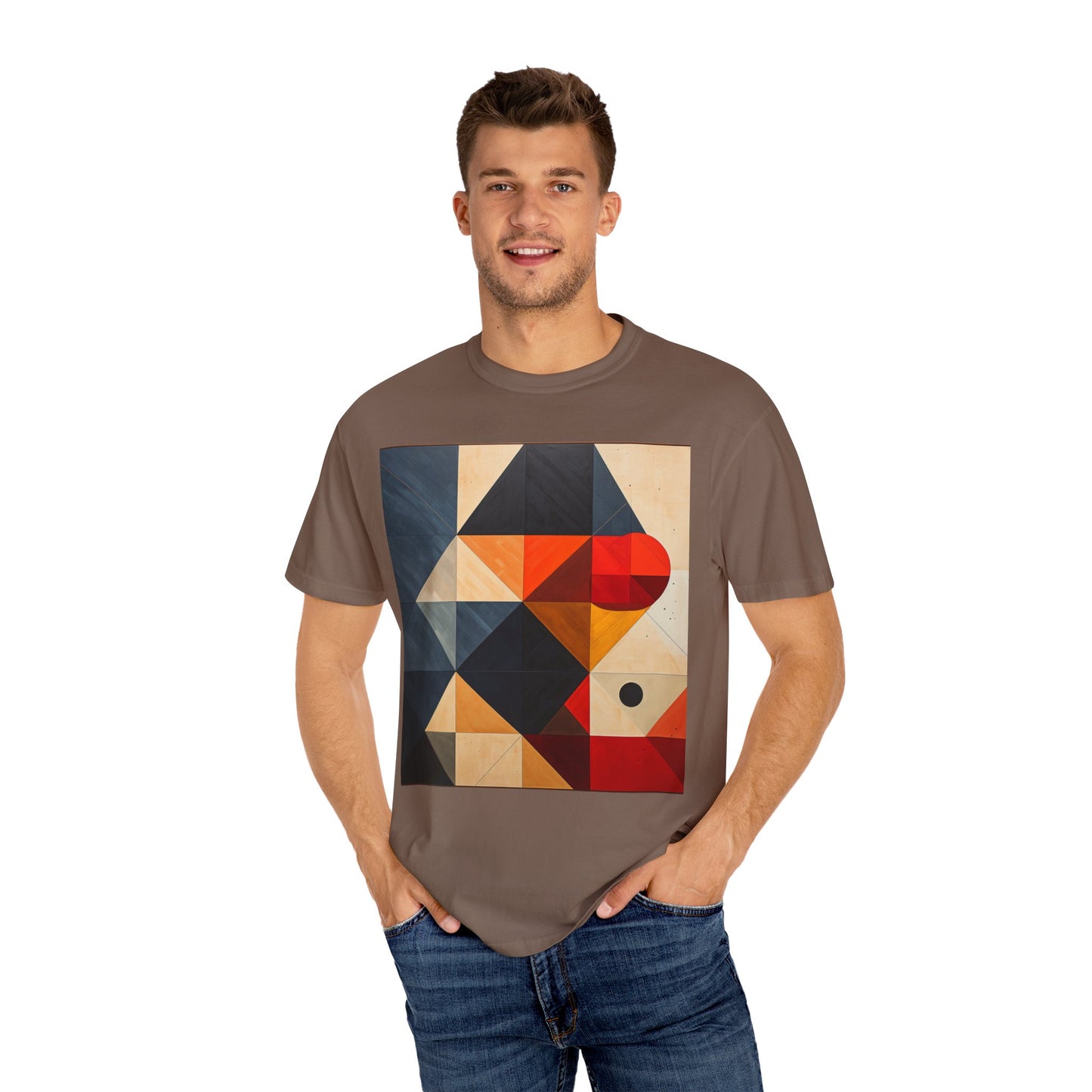 Artistic touch (Geometry) Unisex Garment-Dyed T-shirt