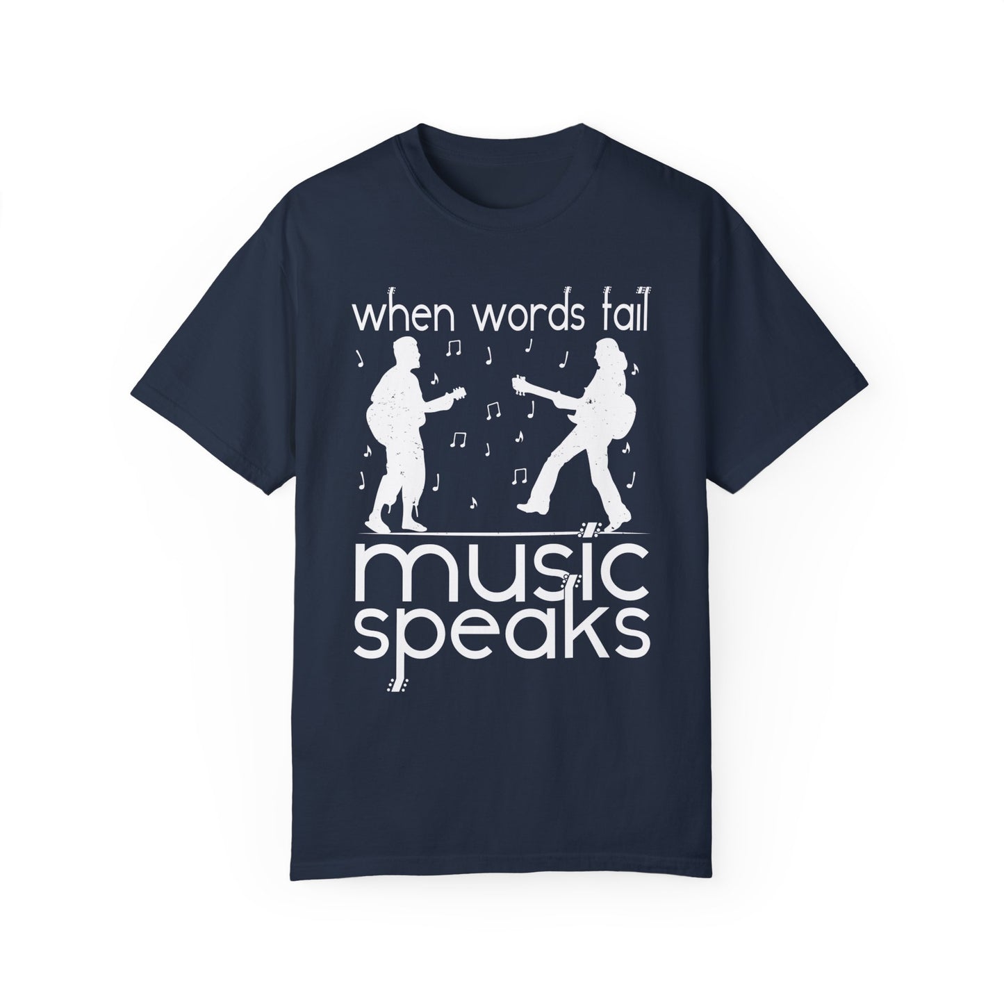 (Music)Unisex Garment-Dyed T-shirt