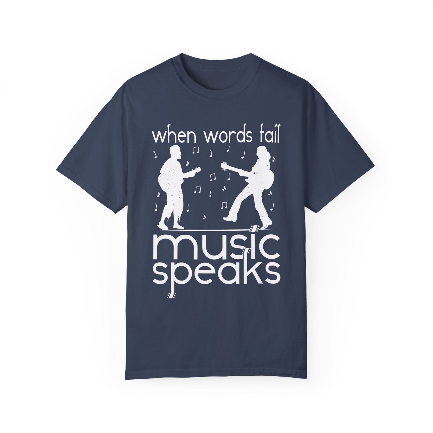 (Music)Unisex Garment-Dyed T-shirt