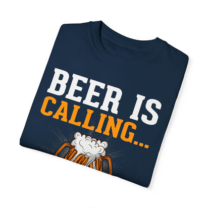 Unisex-T-Shirt aus stückgefärbtem Material