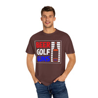 Unisex-T-Shirt aus stückgefärbtem Material