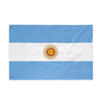 Bandera argentina de doble cara, decoración artesanal para el hogar, decoración de exteriores, pancarta para eventos deportivos, regalo único para los amantes de las banderas.
