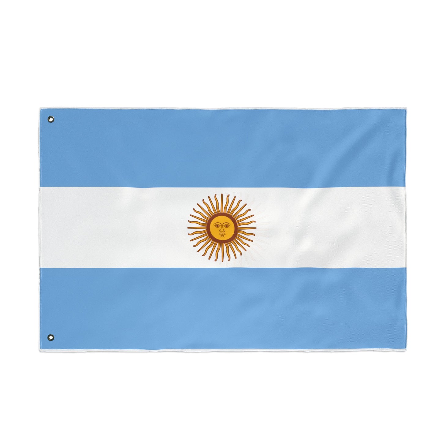 Bandera argentina de doble cara, decoración artesanal para el hogar, decoración de exteriores, pancarta para eventos deportivos, regalo único para los amantes de las banderas.