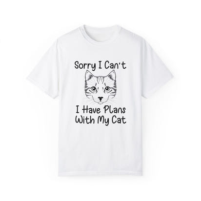 Unisex-T-Shirt aus stückgefärbtem Material