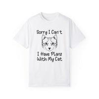 Unisex-T-Shirt aus stückgefärbtem Material