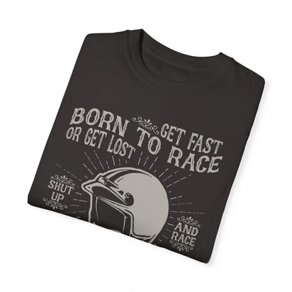 (Motorrad) Unisex-T-Shirt, stückgefärbt