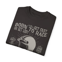 (Motorrad) Unisex-T-Shirt, stückgefärbt