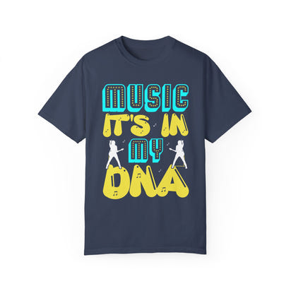 (Música)Camiseta unisex teñida en prenda