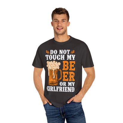 Unisex-T-Shirt aus stückgefärbtem Material