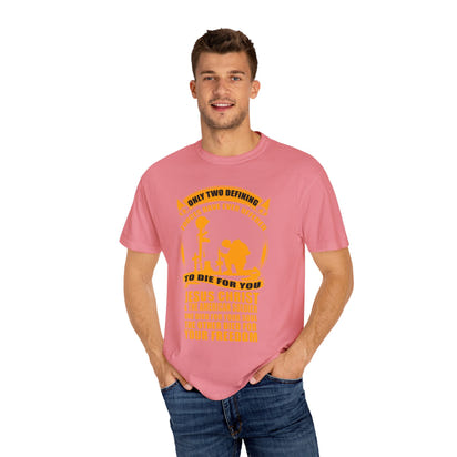 Militärisches Unisex-T-Shirt, stückgefärbt