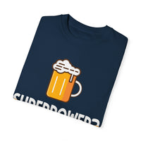 Unisex-T-Shirt aus stückgefärbtem Material