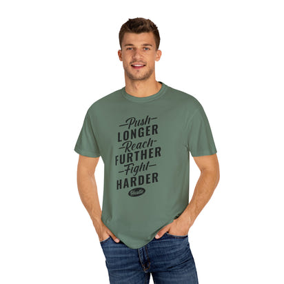 Unisex-T-Shirt aus stückgefärbtem Material