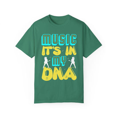 (Música)Camiseta unisex teñida en prenda