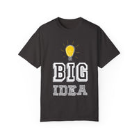 Unisex-T-Shirt aus stückgefärbtem Material