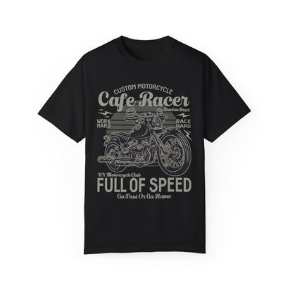 (Motorrad) Unisex-T-Shirt, stückgefärbt