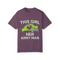 Militärisches Unisex-T-Shirt, stückgefärbt