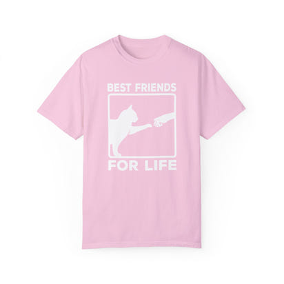 Unisex-T-Shirt aus stückgefärbtem Material