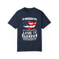 Militärisches Unisex-T-Shirt, stückgefärbt