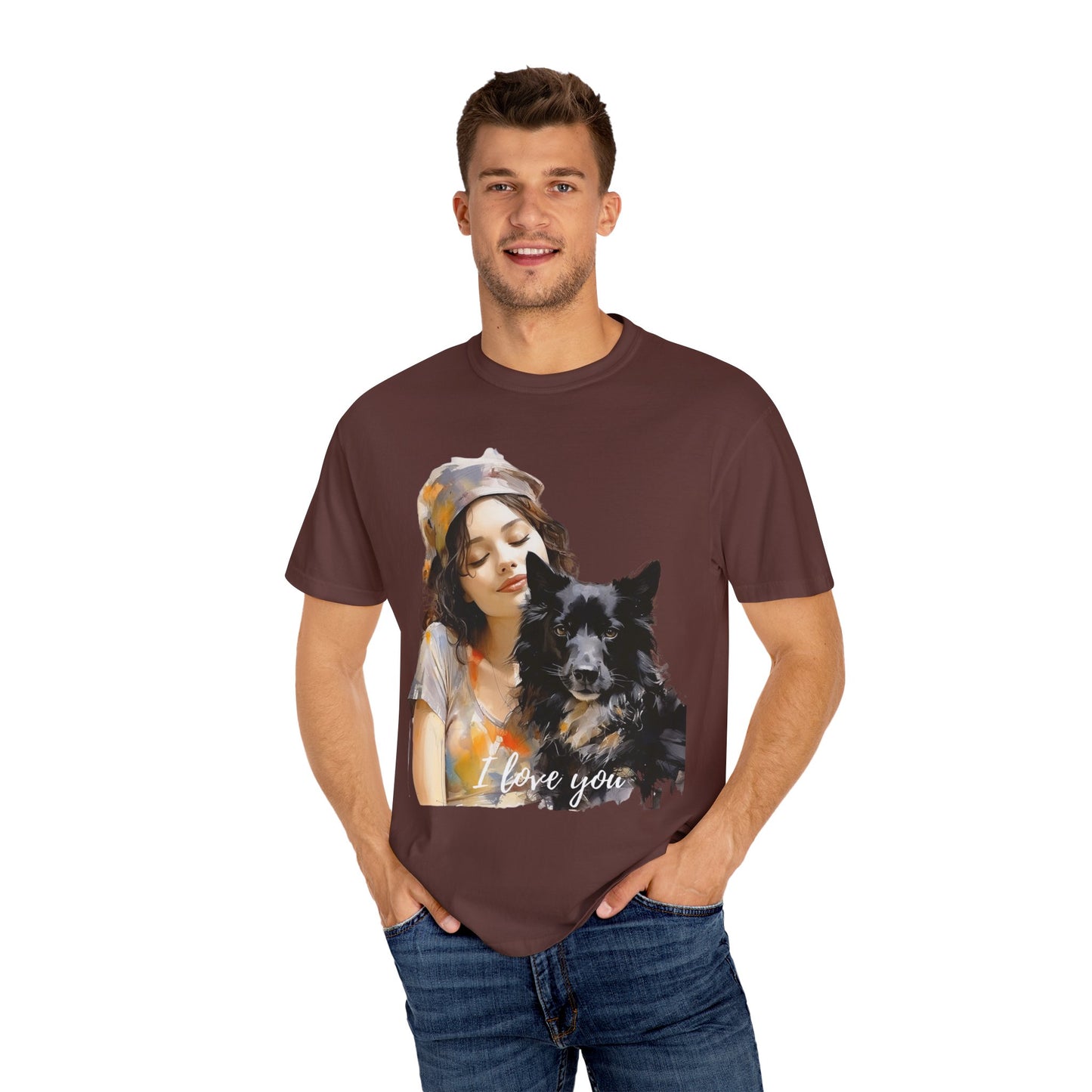 Artistic touch (Dogs) Unisex Garment-Dyed T-shirt