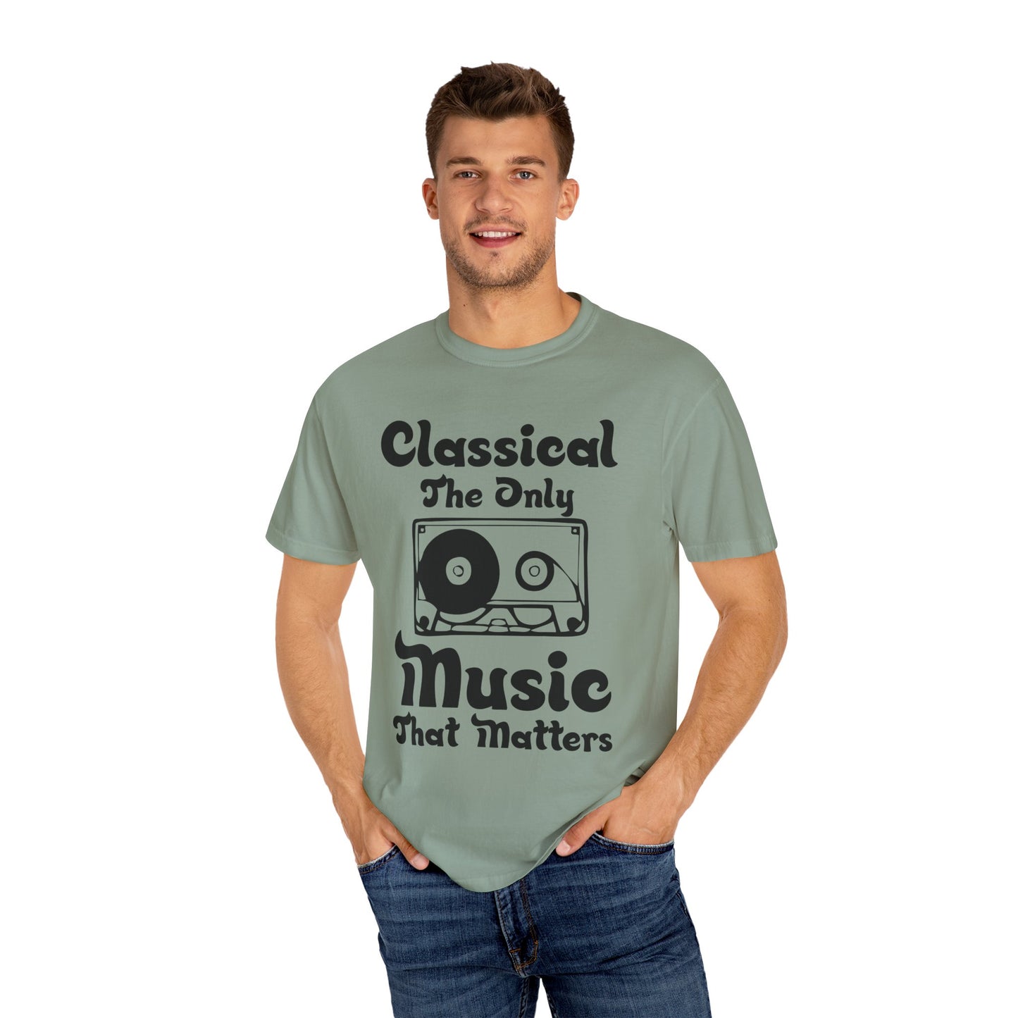 (Music)Unisex Garment-Dyed T-shirt