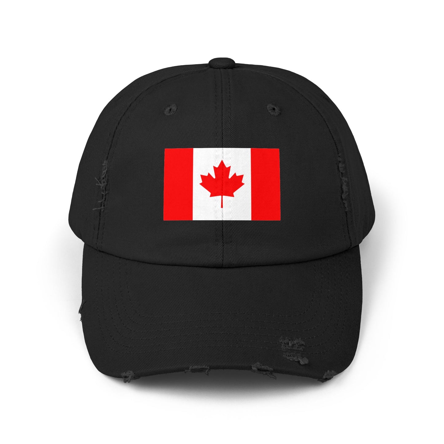Unisex-Kappe mit abgenutztem Kanada-Flaggenmuster, lässige Mütze für Outdoor-Abenteuer, Fanartikel zum kanadischen Nationalstolz, Geschenkidee zum Canada Day, stylisches Sommeraccessoire