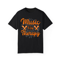(Música)Camiseta unisex teñida en prenda