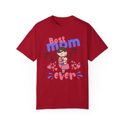 Unisex-T-Shirt aus stückgefärbtem Material