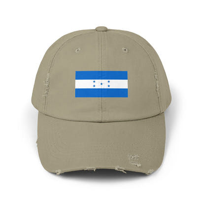 Baseballkappe mit Honduras-Flagge im Used-Look, Unisex-Baseballkappe, lässige Kopfbedeckung, Reiseaccessoire, Geschenk für Sie und Ihn