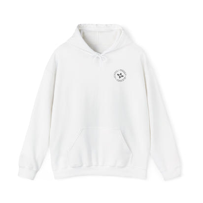 Weihnachtliches Unisex-Kapuzensweatshirt aus schwerem Mischgewebe 2