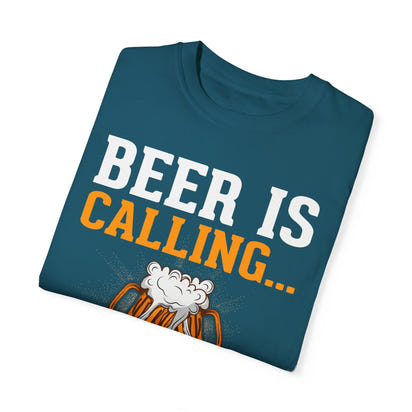 Unisex-T-Shirt aus stückgefärbtem Material