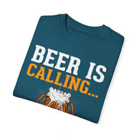 Unisex-T-Shirt aus stückgefärbtem Material