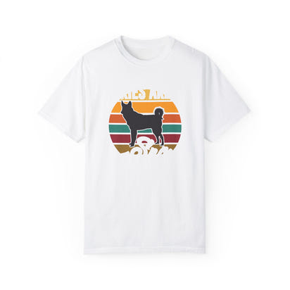 Camiseta unisex teñida en prenda