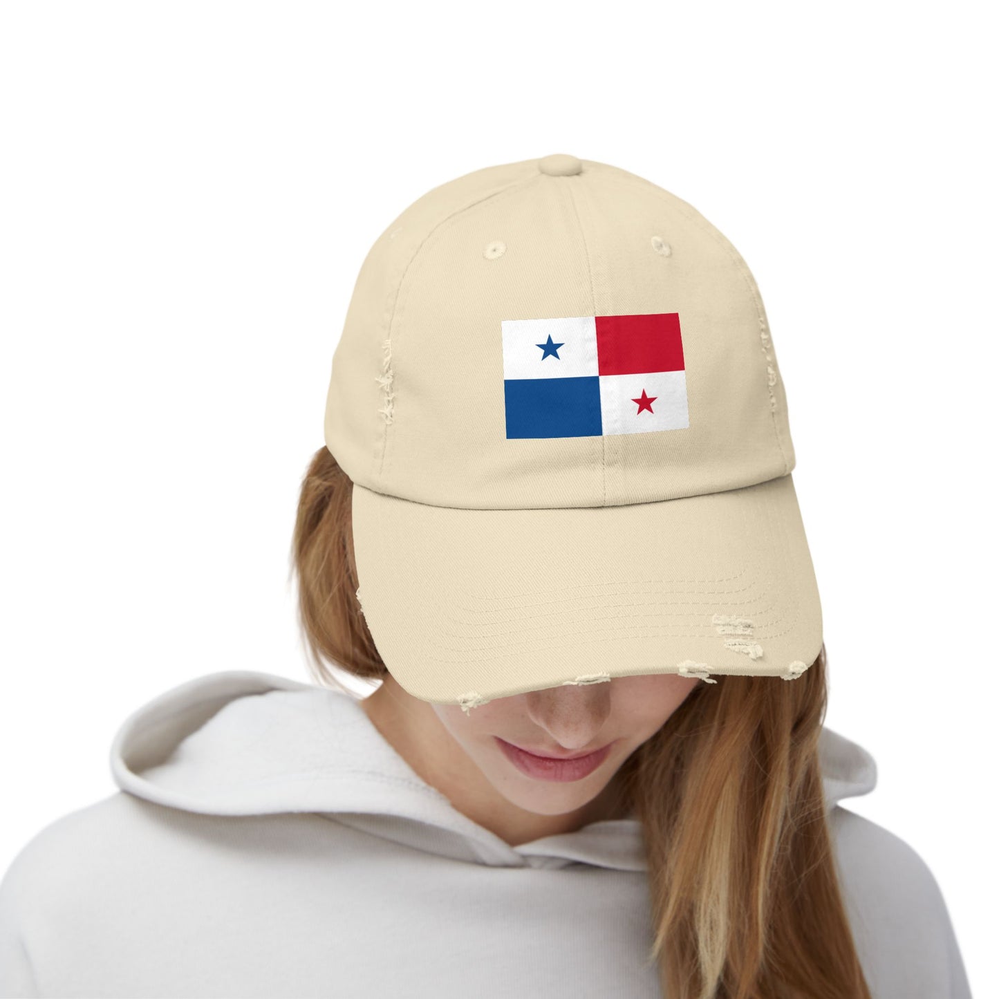 Panama-Flagge-Cap im Used-Look, Unisex-Freizeitmütze, Outdoor-Ausrüstung, Geschenk für Reisende, Sommeraccessoire, Sportmütze