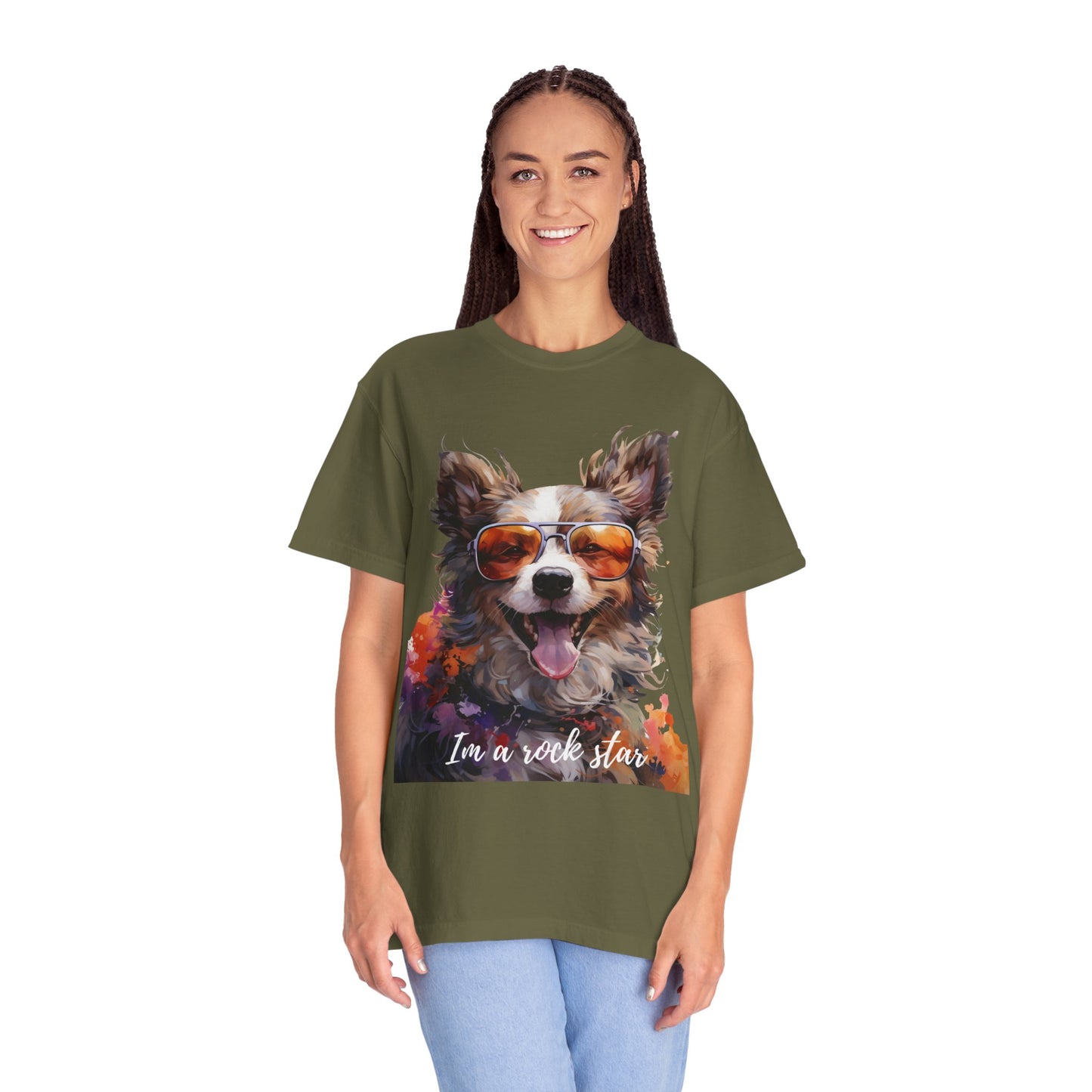 Artistic touch (Dogs) Unisex Garment-Dyed T-shirt