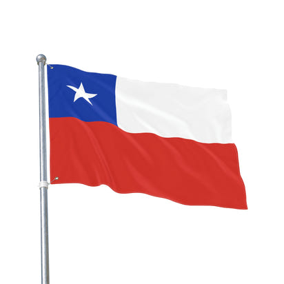 Bandera vibrante de doble cara para decoración del hogar y el jardín, bandera para exteriores, bandera de Chile, pancarta decorativa, decoración de patio, orgullo nacional