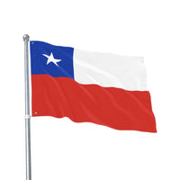 Bandera vibrante de doble cara para decoración del hogar y el jardín, bandera para exteriores, bandera de Chile, pancarta decorativa, decoración de patio, orgullo nacional