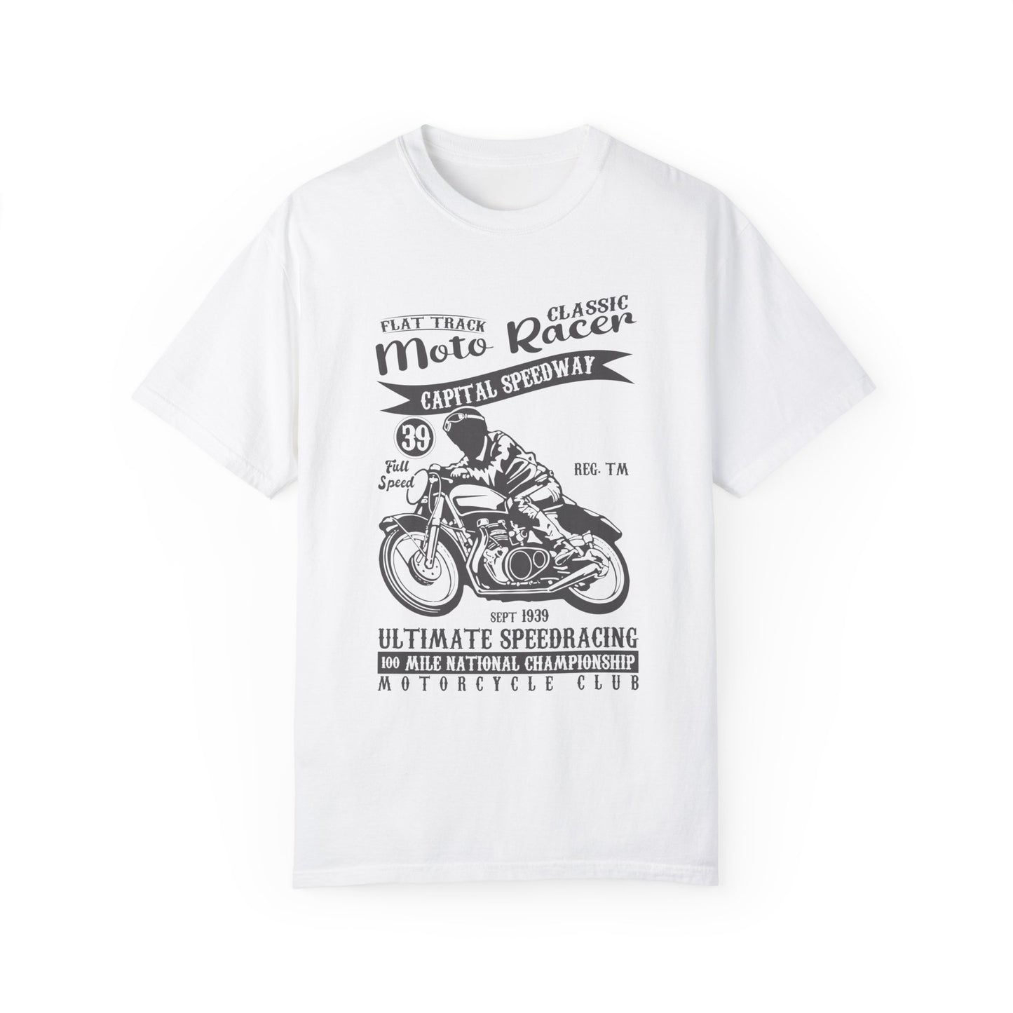 (Motorbike) Unisex Garment-Dyed T-shirt