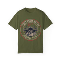 Militärisches Unisex-T-Shirt, stückgefärbt