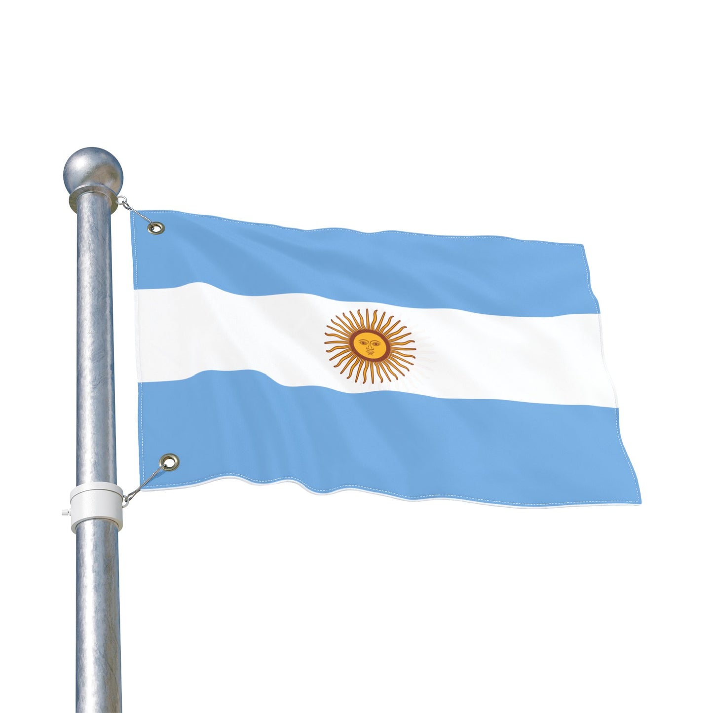 Bandera argentina de doble cara, decoración artesanal para el hogar, decoración de exteriores, pancarta para eventos deportivos, regalo único para los amantes de las banderas.