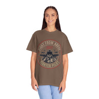 Militärisches Unisex-T-Shirt, stückgefärbt