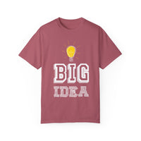 Unisex-T-Shirt aus stückgefärbtem Material